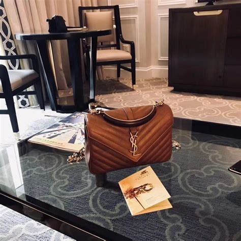 ysl bags brown